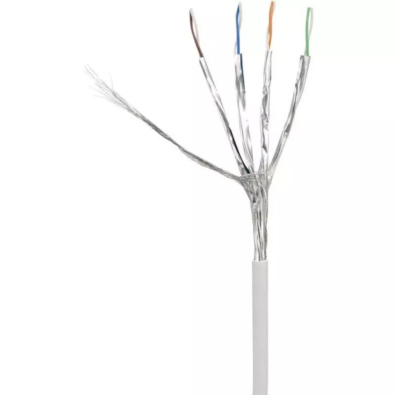 Cabo de rede Renkforce RF-4149858 0,25 m Cat6a S/FTP cinzento