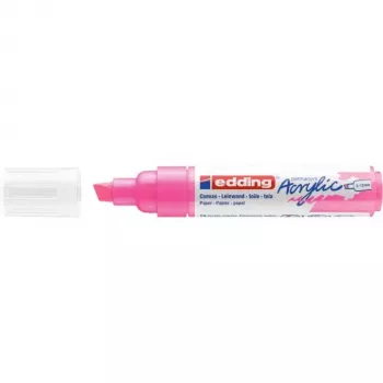 Marcador Edding 5000 ponta de cinzel rosa 1 unid.