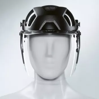 Proteção de cabeça de segurança UVEX 9790211 — preto, acessório para capacete de proteção