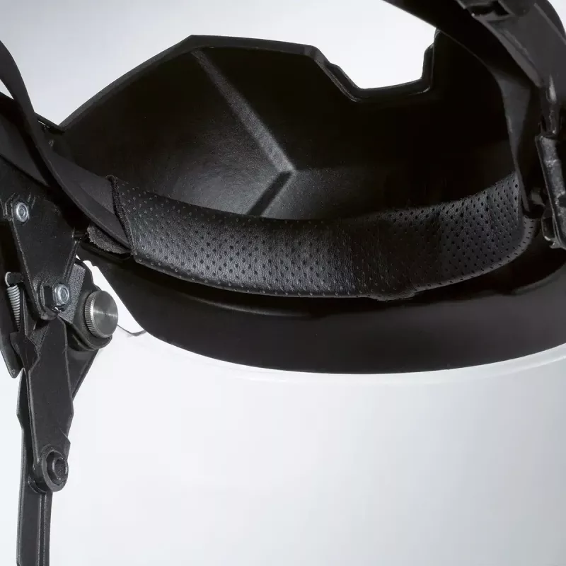 Proteção de cabeça de segurança UVEX 9790211 — preto, acessório para capacete de proteção