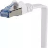 Renkforce 1383279 cabo de rede RJ45 Cat6a U/FTP, 0,5 m, muito flexível, retardador de chama, cinzento