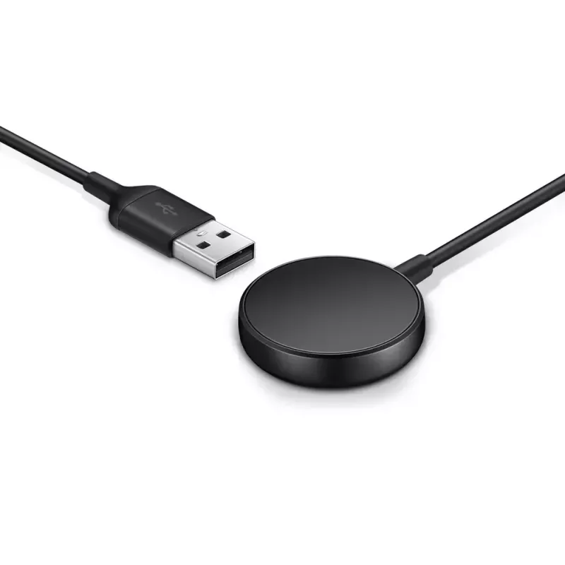 Smartwatch Samsung EP-OR825 preto USB carregamento sem fios interior