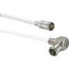 Cabo coaxial Schwaiger MMC15 052 1,5 m Mini D F branco