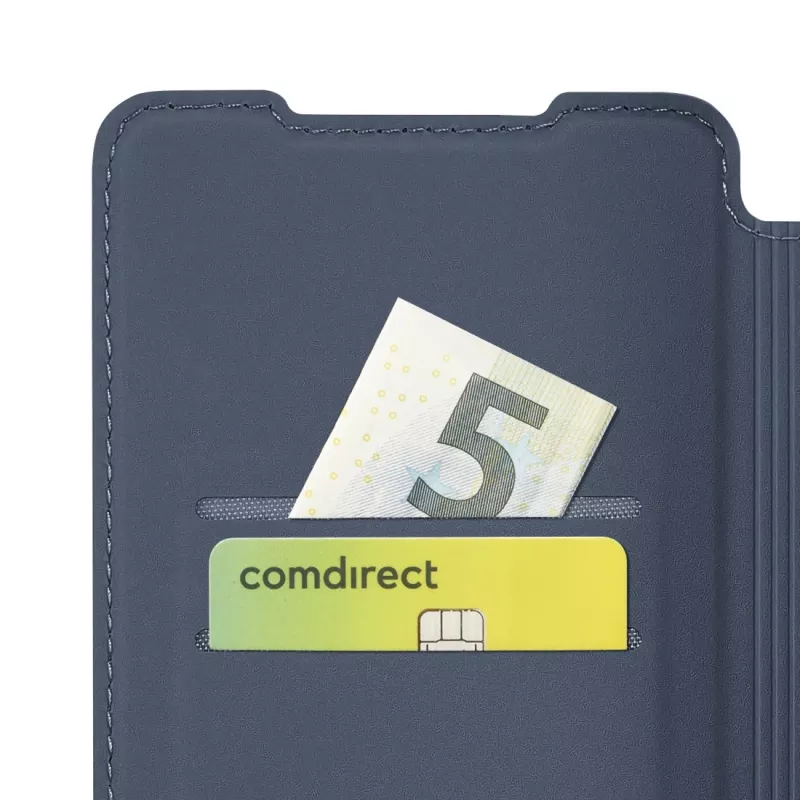 Capa tipo carteira para telemóvel HAMA Fantastic Feel para Samsung Galaxy S26 Ultra, 17,5 cm (6,9 polegadas), azul, 2 compartimentos para cartões