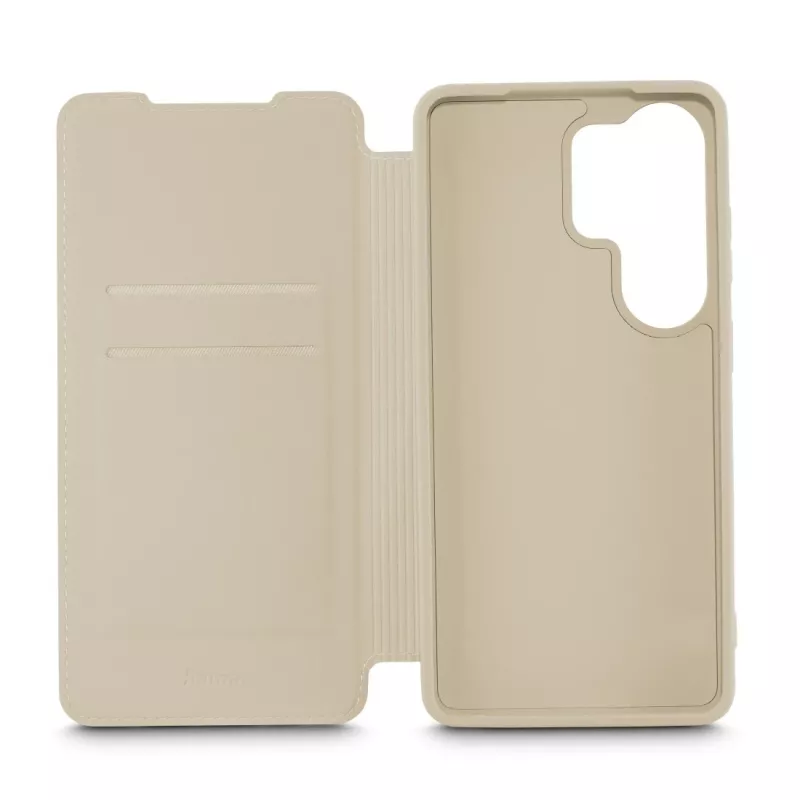 Hama Fantastic Feel 00016029 capa tipo livro para Samsung Galaxy S26 Ultra, bege
