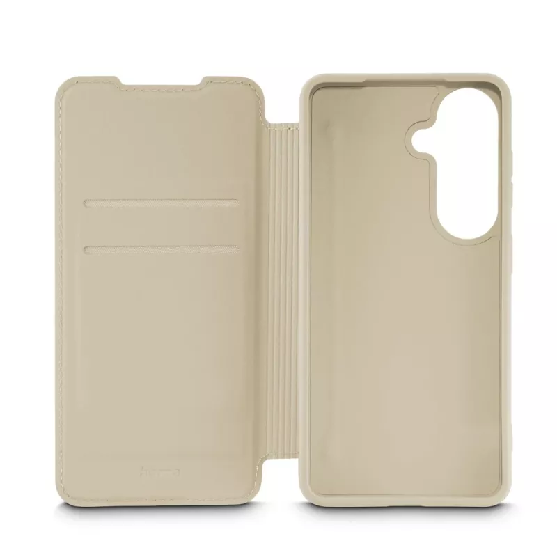 Hama Fantastic Feel bolsa tipo livro para telemóvel Samsung Galaxy S26, bege