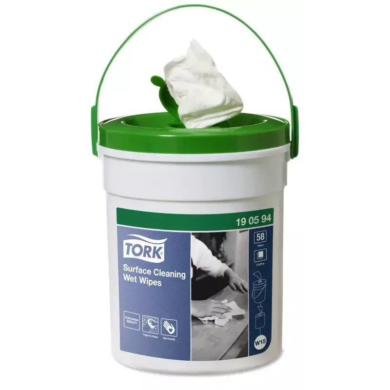 Tork 190594 toalhetes para preparação de superfícies, brancos
