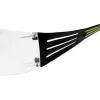 Óculos de segurança 3M SF4000CC1 — óculos de proteção em plástico, lentes transparentes, preto/verde