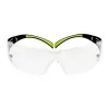 Óculos de segurança 3M SF4000CC1 — óculos de proteção em plástico, lentes transparentes, preto/verde