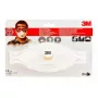 Máscara antipoeiras 3M 9322C2 FFP2 semifacial filtrante, branca, pack de 2