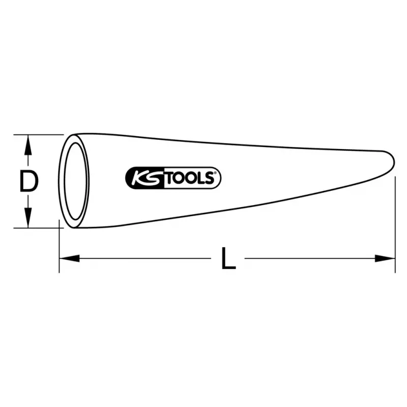 Bucha de passagem de cabo KS Tools 117.4250 1 unid.