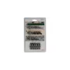 Conjunto de brocas Bosch 2609256989, 19 peças — para betão, metal, madeira, acabamento em aço inoxidável