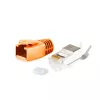 Conector de fio RJ-45 ShiverPeaks BS72067-O ficha laranja