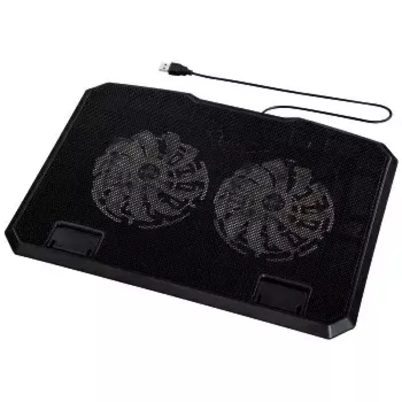 Base de arrefecimento para portátil Hama preta 39,6 cm (15,6