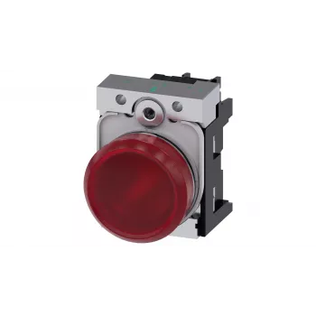 Siemens 3SU1152-6AA20-1AA0 Sinalizador luminoso 24 V vermelho