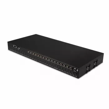 Matriz HDMI 4K60 16x16 Lindy, HDMI, HDMI, 3,5 mm, 3840 x 2160 píxeis, preto, metal
