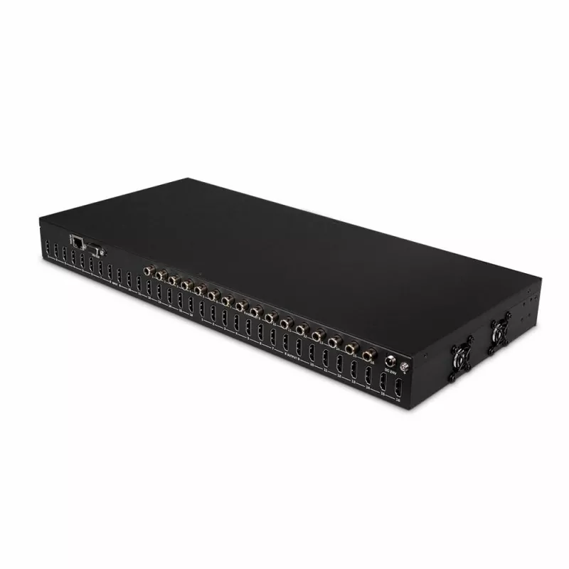 Lindy 38359 matriz comutadora HDMI 16x16, 4K60, de secretária
