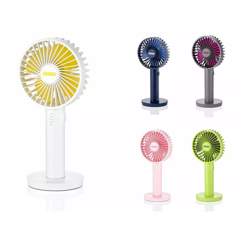 Ventilador de mão Unold Breezy II branco 10 cm