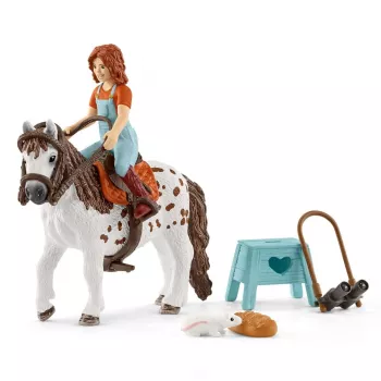 schleich HORSE CLUB Mia & Spotty, cavalo com cavaleira, cavalos, 5 ano(s), multicolor, plástico