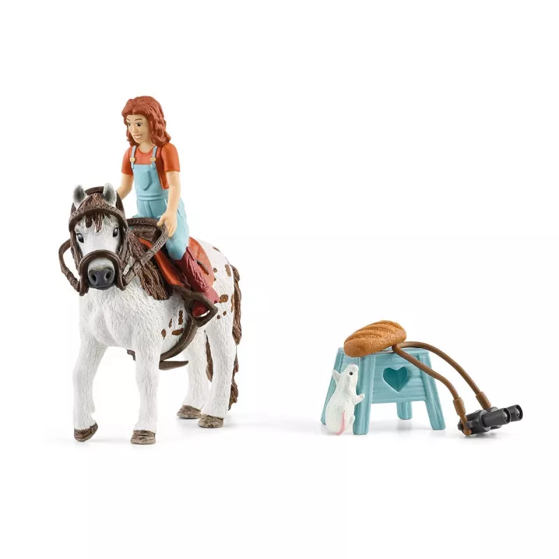 schleich HORSE CLUB Mia & Spotty, cavalo com cavaleira, cavalos, 5 ano(s), multicolor, plástico