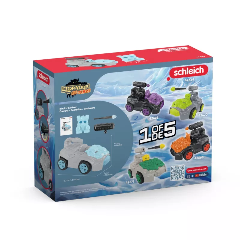 Veículo Schleich ELDRADOR CREATURES Ice CrashMobile Mini Creature 7-12 anos