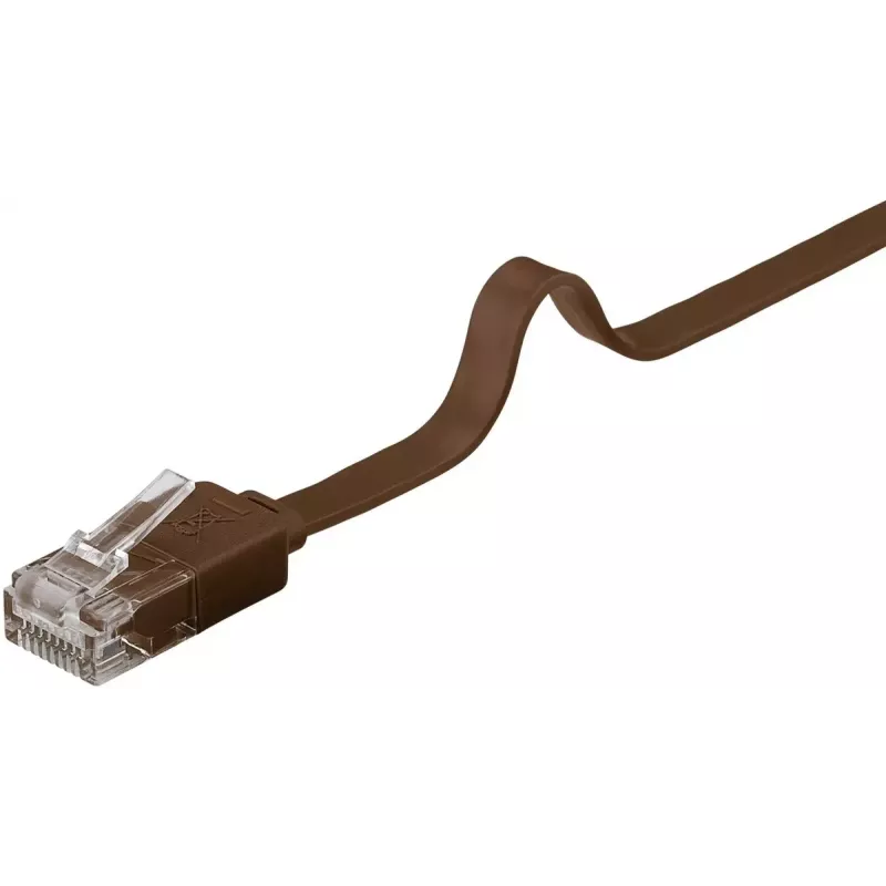 Cabo de rede Goobay 95897 castanho 5m Cat6 U/UTP