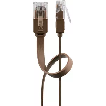 Cabo de rede Goobay 95897 castanho 5m Cat6 U/UTP