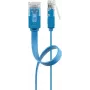 Cabo de patch plano Goobay CAT 6 2 m U/UTP azul