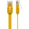 Cabo de patch plano Goobay CAT 6 3m U/UTP amarelo