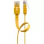Cabo de patch plano Goobay CAT 6 3m U/UTP amarelo