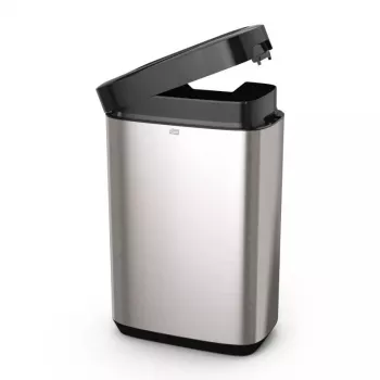 Balde do lixo Tork 460011 50L retangular aço inoxidável
