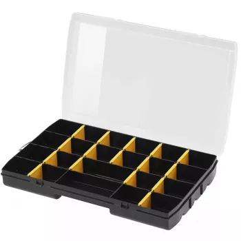 Recipiente de arrumação Stanley STST81680-1 retangular polipropileno preto amarelo