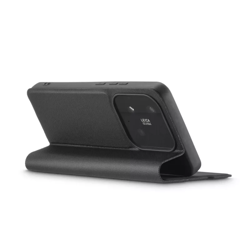 Capa tipo carteira para telemóvel HAMA para Xiaomi 15T — Daily Protect, 17,4 cm (6,83 polegadas), preto, 2 compartimentos para cartões, suporte de mesa