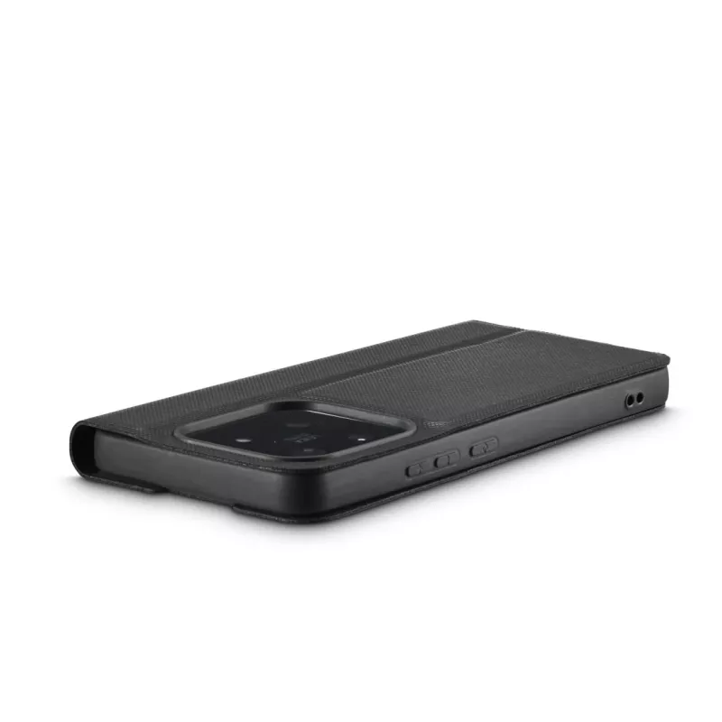 Capa tipo carteira para telemóvel HAMA para Xiaomi 15T — Daily Protect, 17,4 cm (6,83 polegadas), preto, 2 compartimentos para cartões, suporte de mesa