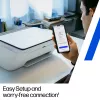 Impressora multifunções a cores sem fios HP DeskJet 2922, jato de tinta térmico, impressão a cores, 4800 x 1200 DPI, cópia a cores, A4, Branco
