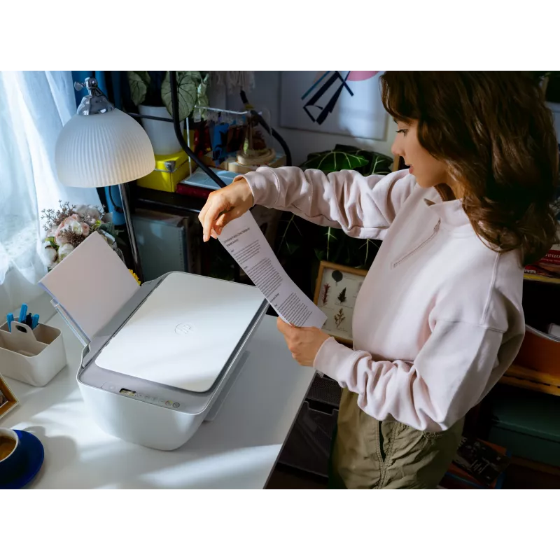 Impressora multifunções a cores sem fios HP DeskJet 2922, jato de tinta térmico, impressão a cores, 4800 x 1200 DPI, cópia a cores, A4, Branco