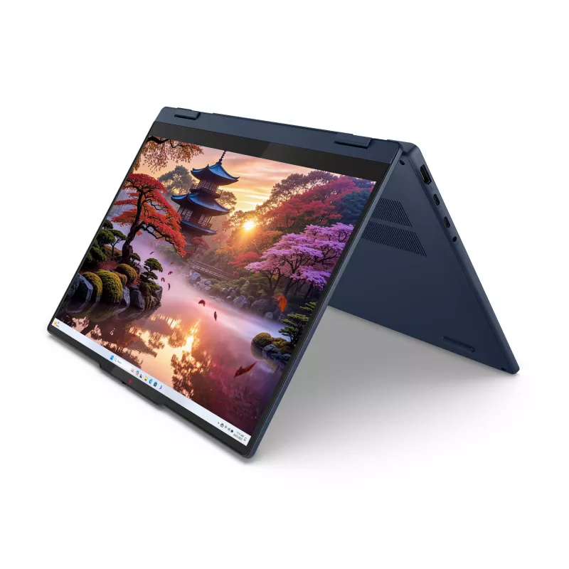 Lenovo IdeaPad 5 2-in-1 14AKP10 Copilot+ PC AMD Ryzen™ AI 5 340 Híbrido (2-in-1) 35,6 cm (14 polegadas) Ecrã tátil WUXGA 16 GB LPDDR5x-SDRAM 512 GB SSD Wi-Fi 7 (802.11be) Windows 11 Home Alemão Azul