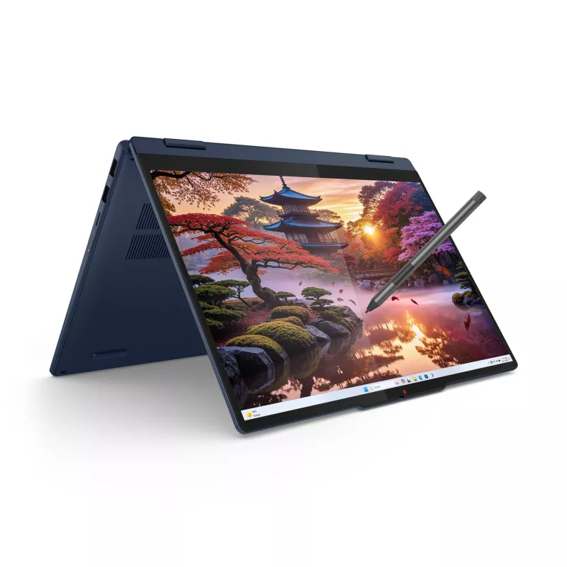 Lenovo IdeaPad 5 2-in-1 14AKP10 Copilot+ PC AMD Ryzen™ AI 5 340 Híbrido (2-in-1) 35,6 cm (14 polegadas) Ecrã tátil WUXGA 16 GB LPDDR5x-SDRAM 512 GB SSD Wi-Fi 7 (802.11be) Windows 11 Home Alemão Azul