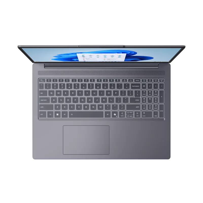 Portátil Lenovo IdeaPad Slim 3 16ARP10 AMD Ryzen™ 3 7335U 40,6 cm (16 polegadas) WUXGA 8 GB DDR5-SDRAM 512 GB SSD Wi-Fi 7 (802.11be) Windows 11 Home Alemão Cinzento