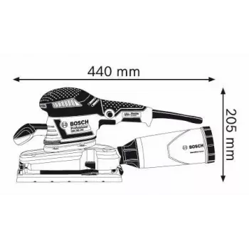 Lixadora excêntrica Bosch GSS 280 AVE Professional 11000 rpm 22000 OPM