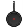 Tefal Hard Titanium Pro G28990 conjunto de frigideiras, 2 unidades, revestimento de titânio, alumínio, indução, 175°C, preto