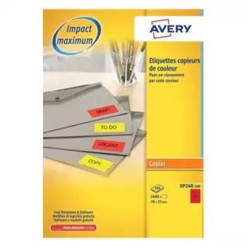 Etiqueta autocolante para impressora AVERY DP24R-100