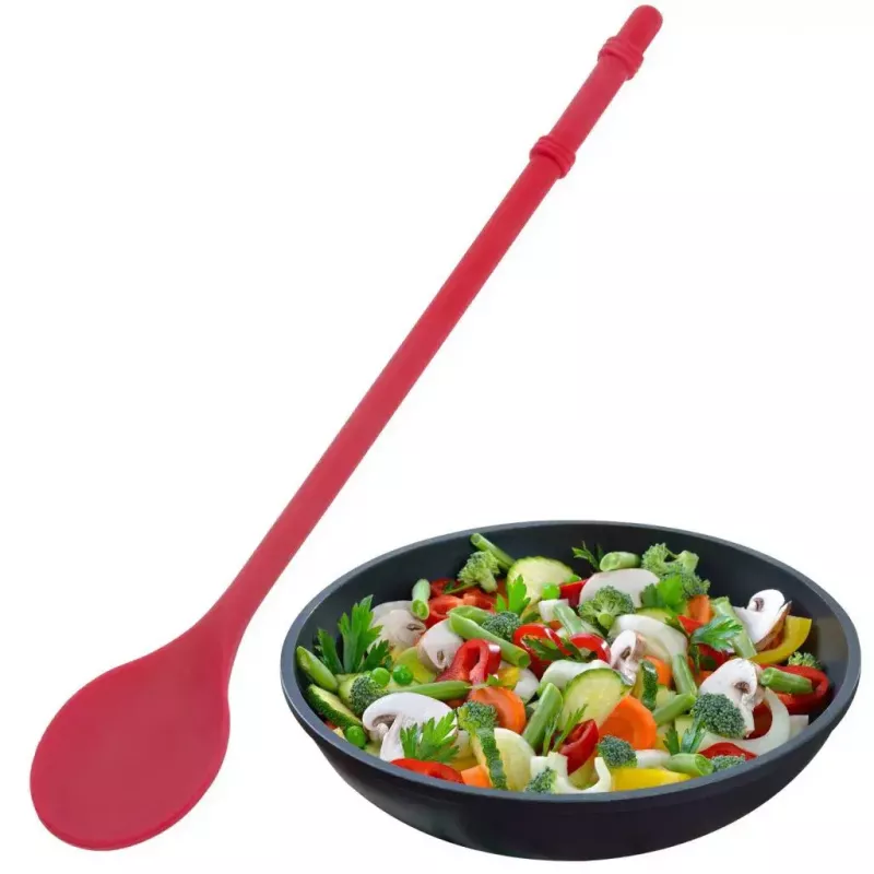 Colher de cozinha em silicone Westmark 15662270 — núcleo metálico, vermelho, 282×47×13 mm, 1 unidade