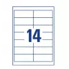 Etiquetas de endereço autoadesivas Avery Zweckform 3678 — papel branco, 9,7×3,7 cm, 1400 etiquetas (100 folhas)