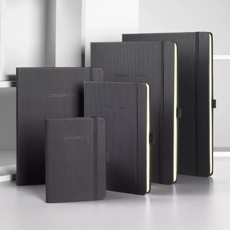 Caderno Sigel CO117 194 folhas preto
