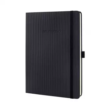 Caderno Sigel CO117 194 folhas preto