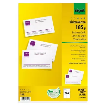 Cartão de visita Sigel DP930