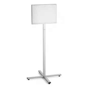 Expositor de informação Durable 502957 A3 aço inoxidável, 638×638×1420 mm, antracite/cinzento