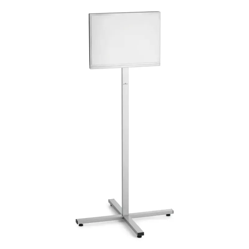 Durable 502957 Info Stand Outdoor A3 expositor de chão, antracite/cinzento