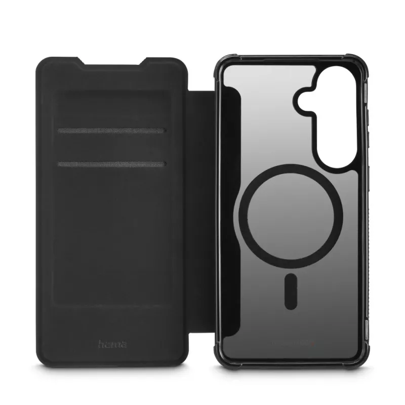 Hama Extreme Protect capa com tampa para Samsung Galaxy S26+, magnética, preta